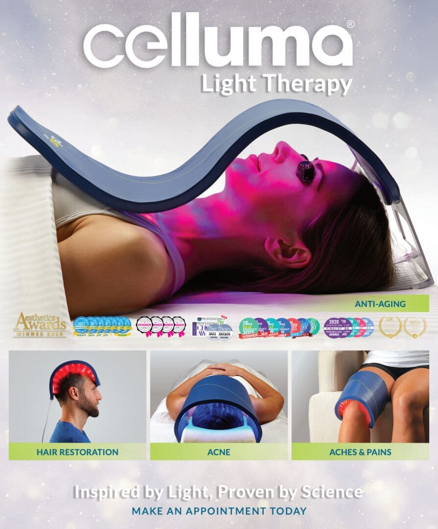 Celluma light therapy for anti-aging.